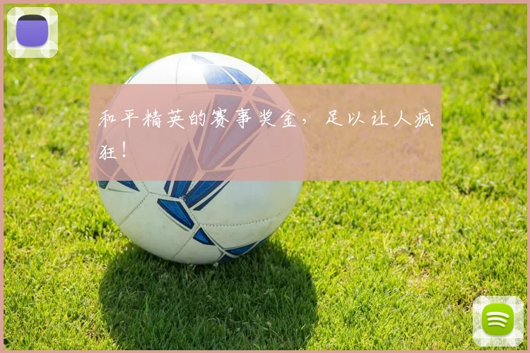 和平精英的赛事奖金,足以让人疯狂!