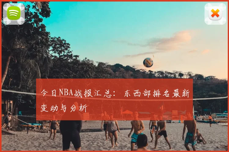 今日NBA战报汇总：东西部排名最新变动与分析